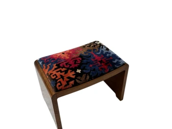 Art Deco Stool by De Coene Frères Kortrijk, 1930s